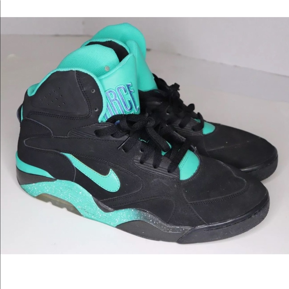 Nike Air Force 180 14 Mid Black Atomic Teal Black